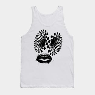 Psychedelic music design Tank Top